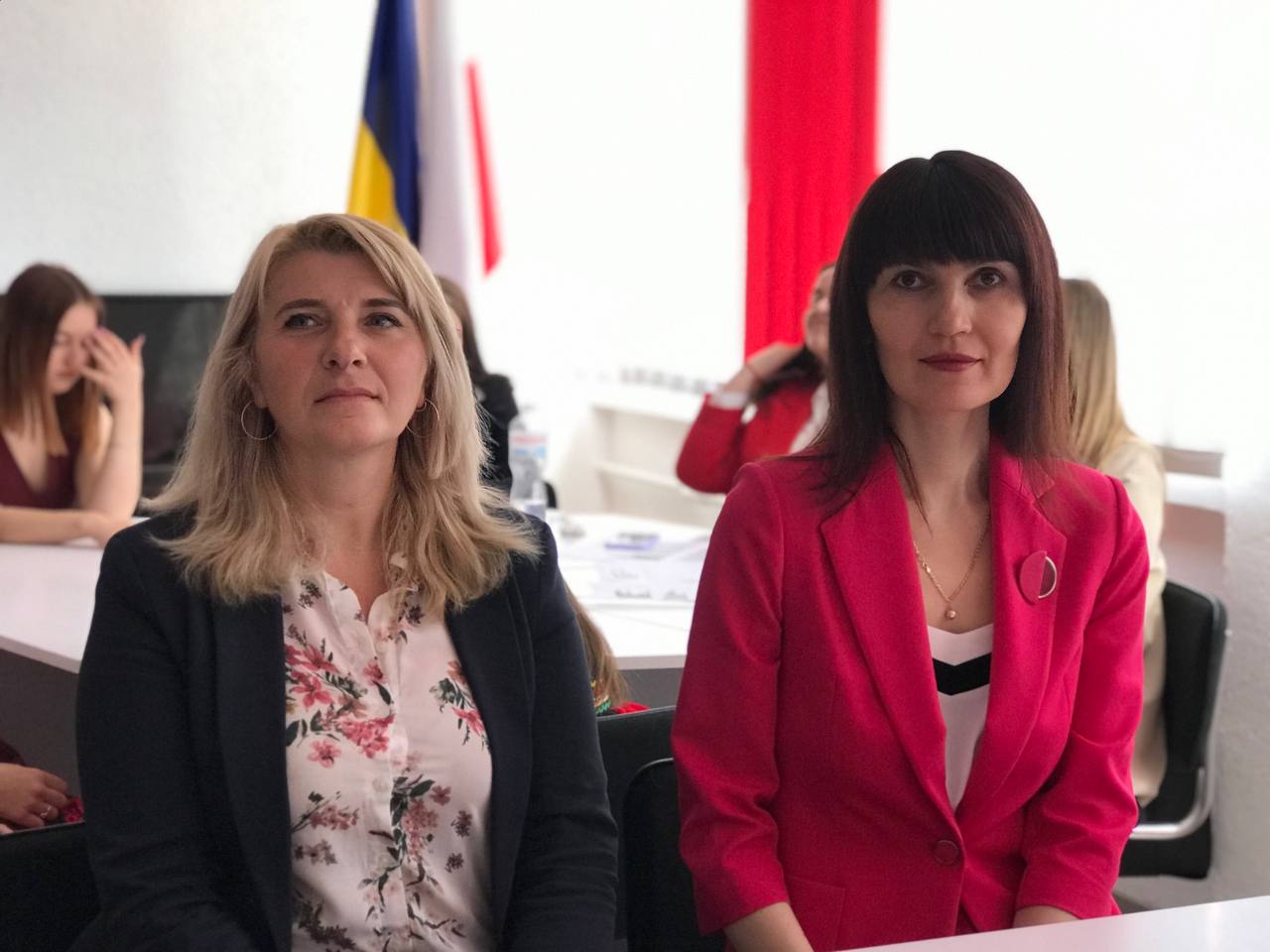 Гості заходу – заступниця декана факультету філології і журналістики Вербовецька Оксана Степанівна та гарант програми ''Польська мова і література'' Свистун Ніна Олександрівна